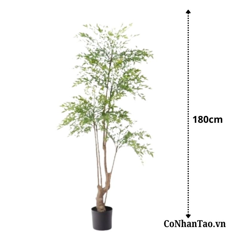 Cây Giả Cây Nam Thiên Trúc Nhiều Kích Thước 02 Cây Giả Cây Nam Thiên Trúc Nhiều Kích Thước