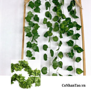 Dây Lá Giả Trang Trí - Bó Dây Leo Trang Trí Các Mẫu Lá To