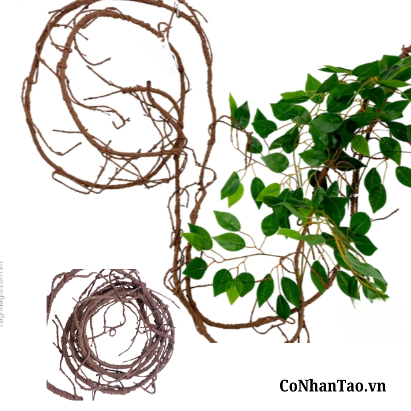 Dây Leo Giả Trang Trí - Cuộng Dây Leo Giả 3M Dây Leo Giả Trang Trí - Cuộng Dây Leo Giả 3M