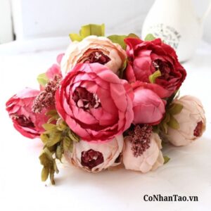 Hoa Giả - Chùm Mẫu Đơn Paeonia Cao Cấp