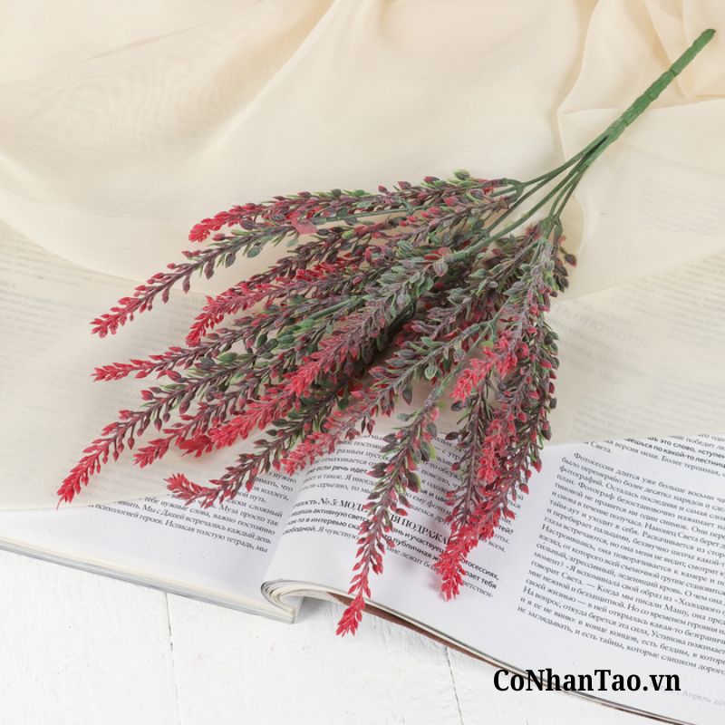 Hoa-gia-canh-oai-huong-gia-30-cm Hoa giả cành oải hương giả 30 cm