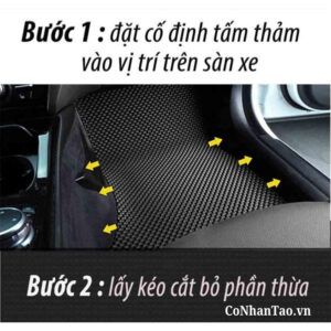 Thảm nhựa 3D chống trượt và lót sàn ô tô