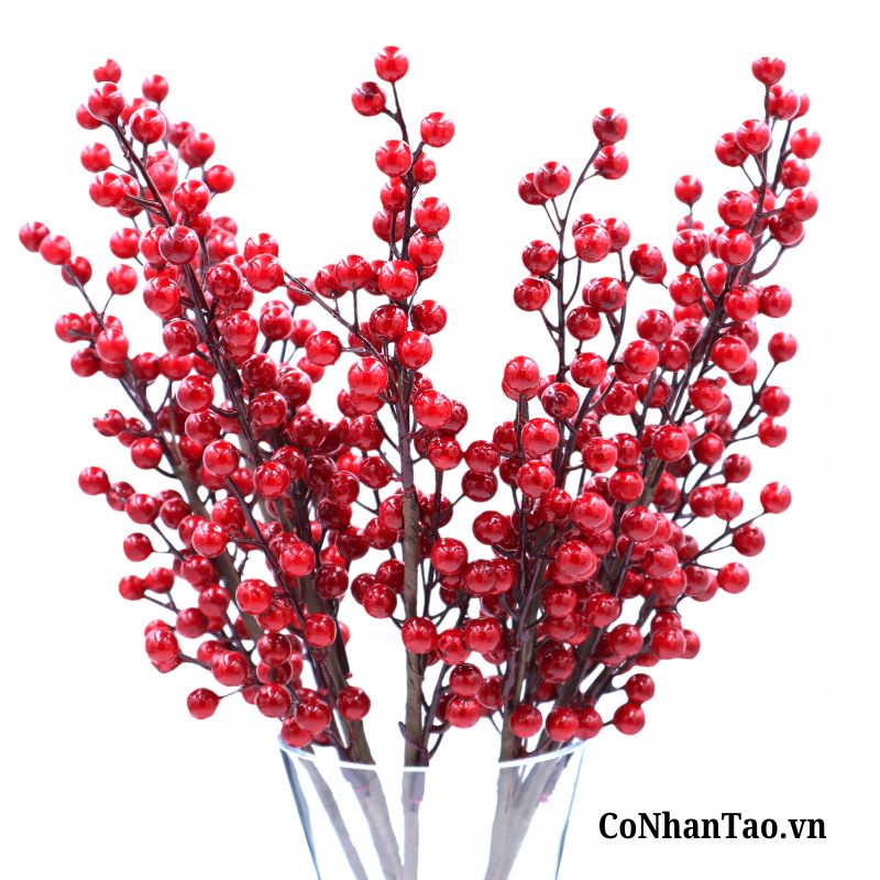 Ứng dụng của Cành Đào Đông Đỏ 100 cm trong trang trí