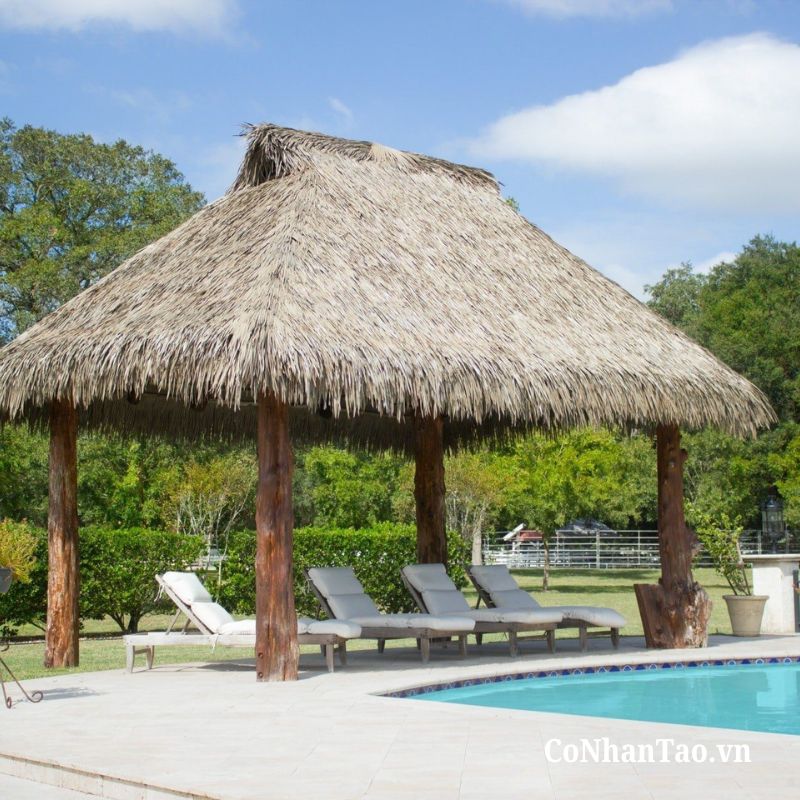 Ứng dụng của mái lá nhân tạo PKTC-3.0 trong thực tế