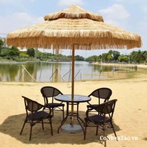 Ứng dụng của mái lá nhân tạo PKTC-S trong kiến trúc