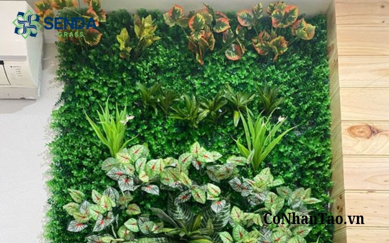 Trang trí tường nhà tạo mảng xanh ấn tượng